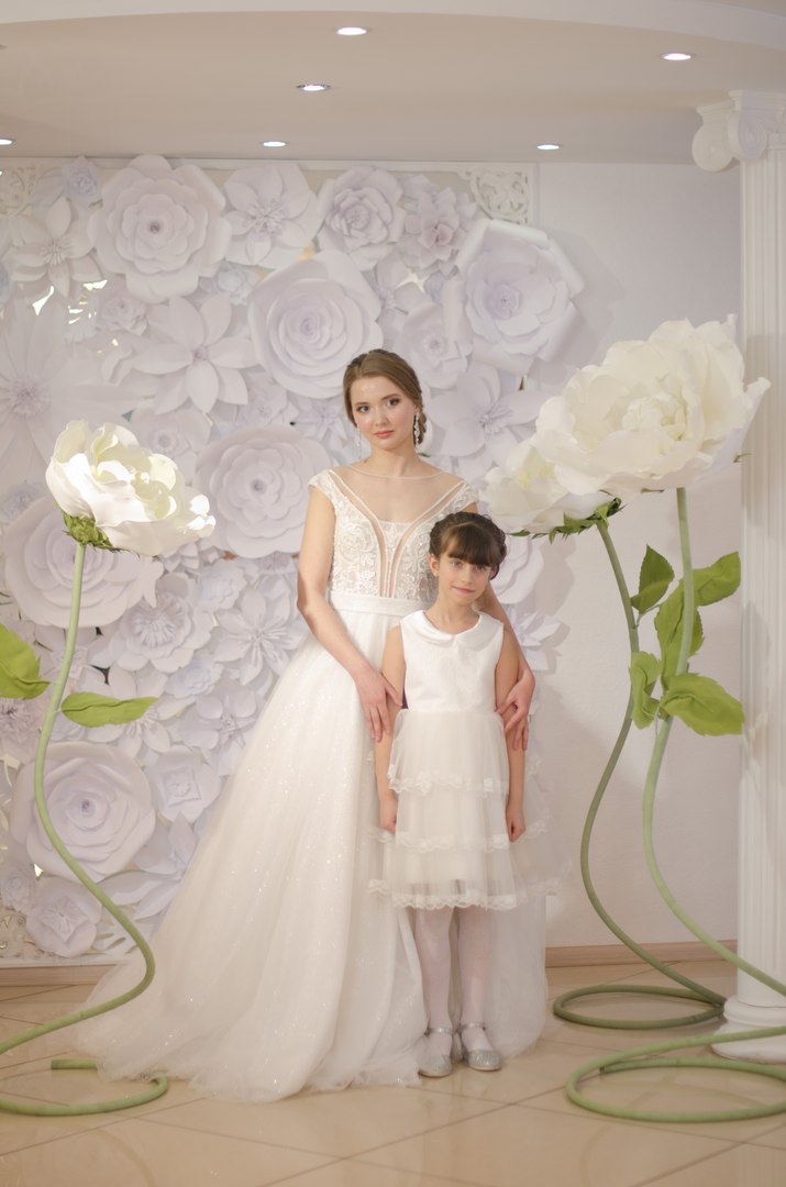 Детское платье белое для свадьбы